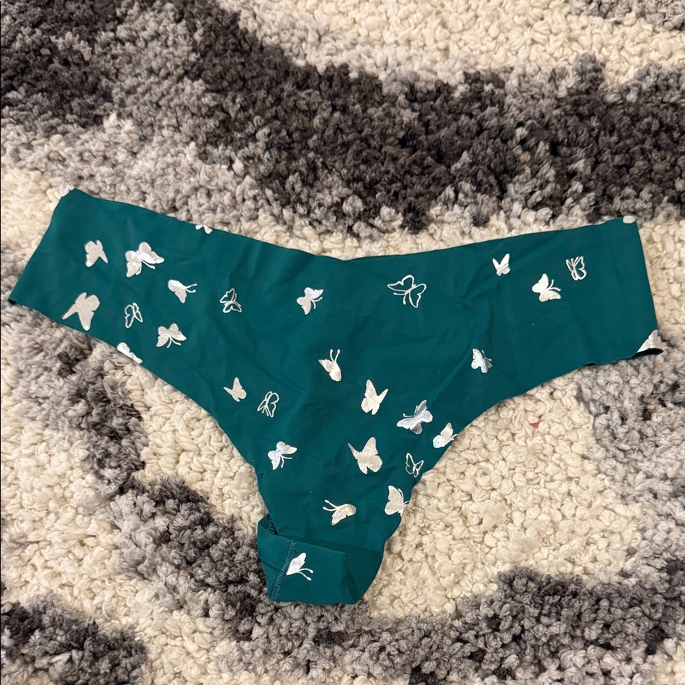 Victoria's Secret Teal Seamless Kids Butterfly Print Bottoms